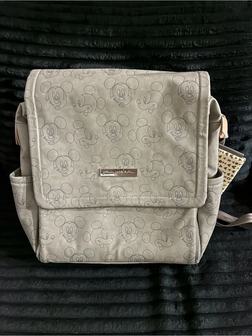Petunia Pickle Bottom Gray Mickey Outline Backpack